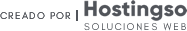 Creado por: Hostingso, Soluciones Web - Hosting, Dominios, Páginas Web